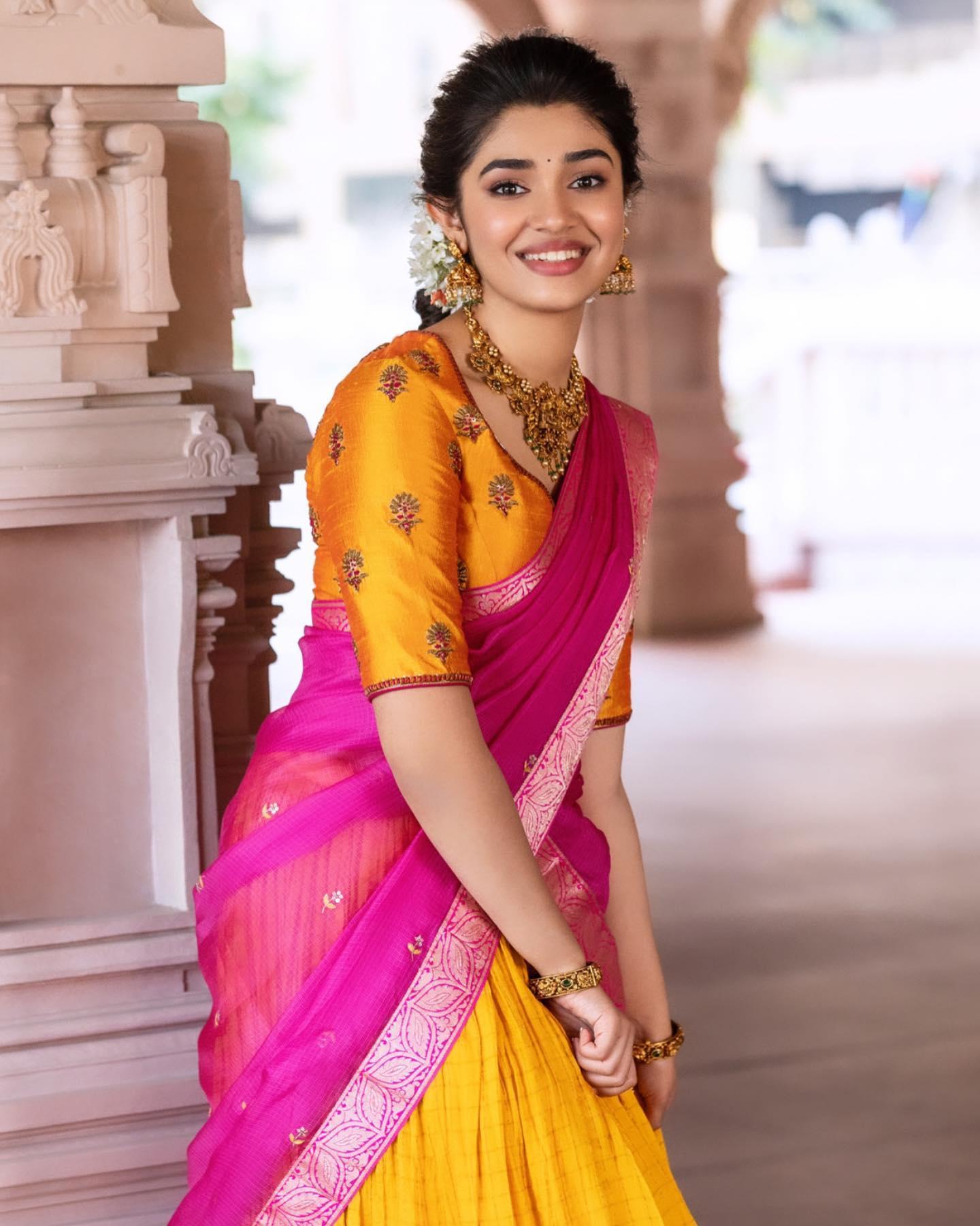 Krithi Shetty Traditional Gallery 006