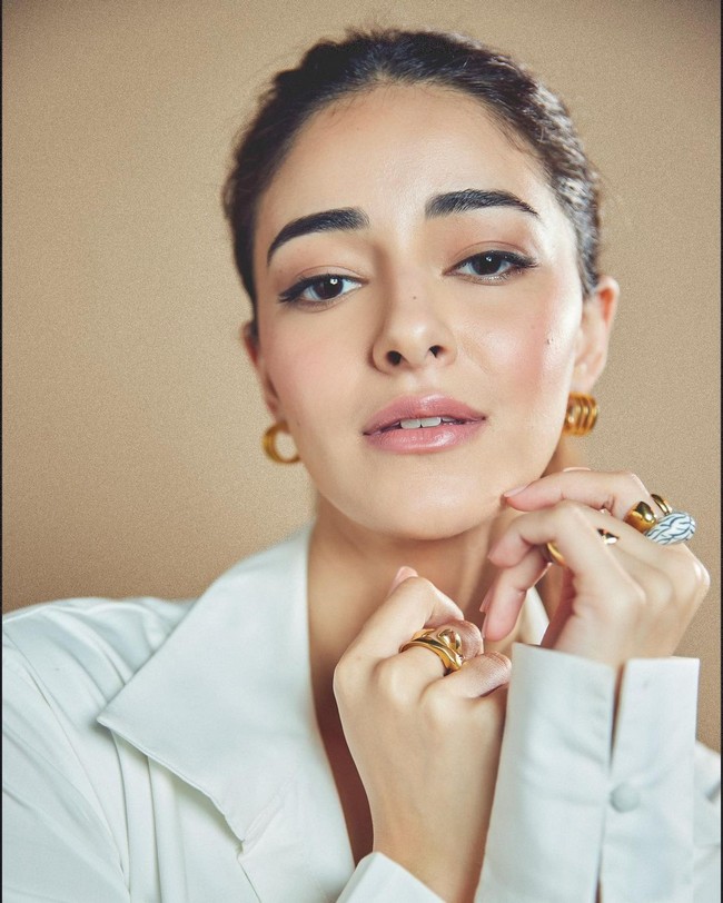 Ananya Pandey Gorgeous Pics in White Outfit