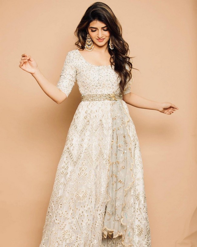 Sreeleela Looks Mesmerising in White Dress