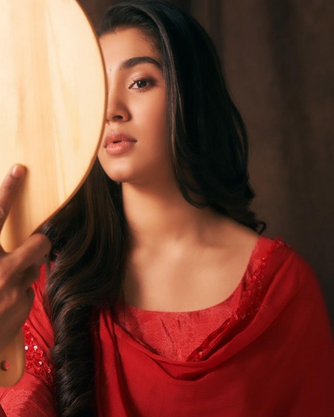Krithi Shetty Latest Photoshoot in Red Dress