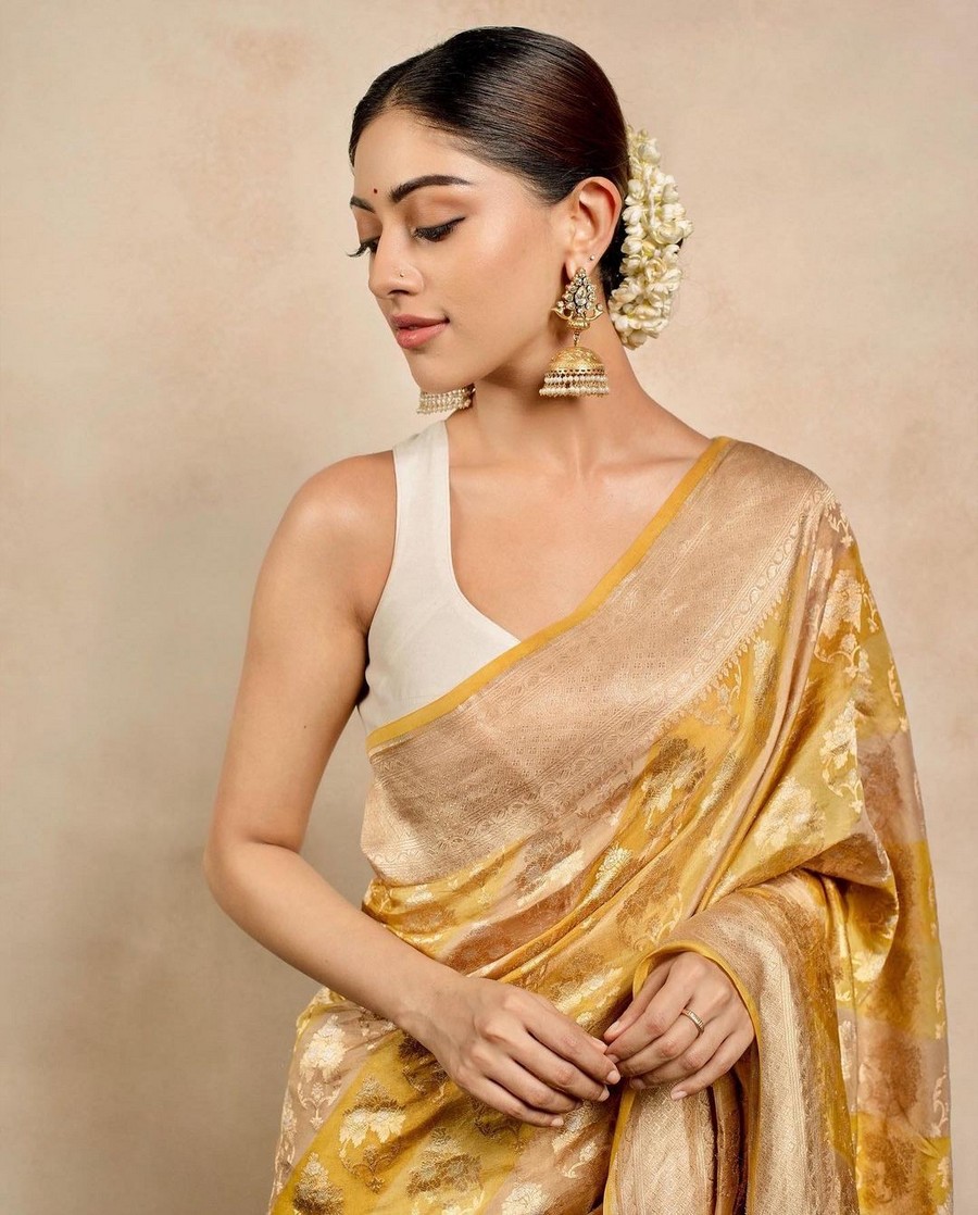 Anu Emmanuel Looing Gorgeous in Saree