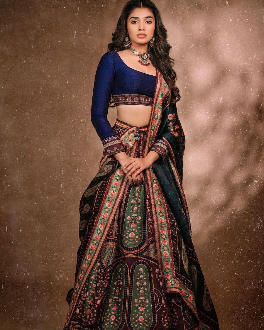 Krithi Shetty Stunnig Cliks in Dress