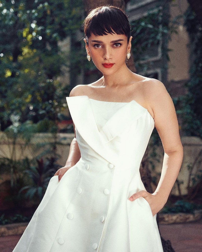 Aditi Rao Hydari Beautiful Stills in White Dress