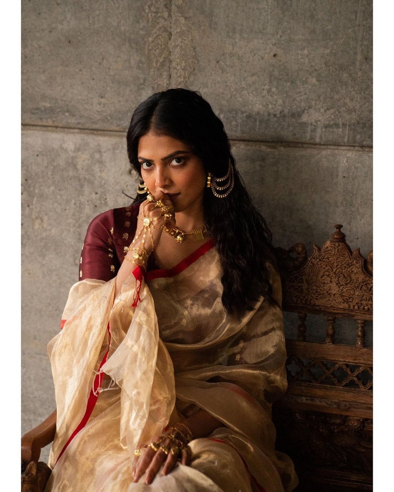 Adorable Pics Of Malavika Mohanan in Saree