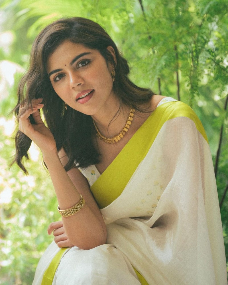 Kalyani Priyadarshan Latest Saree Clicks