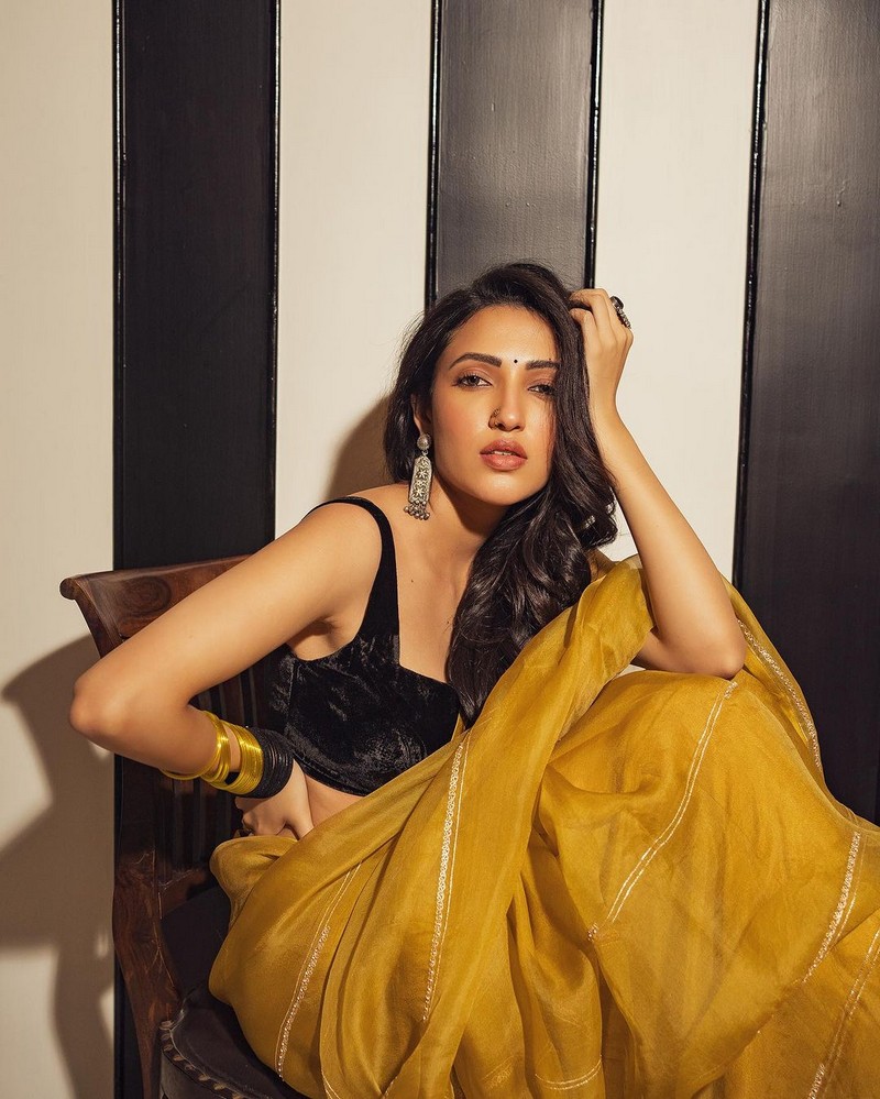 Neha Shetty Latest Pics in Yellow Saree