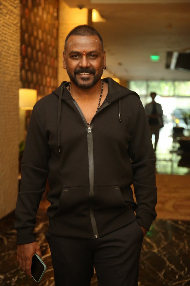 Raghava Lawrence at Chandramukhi 2 Movie Press Meet