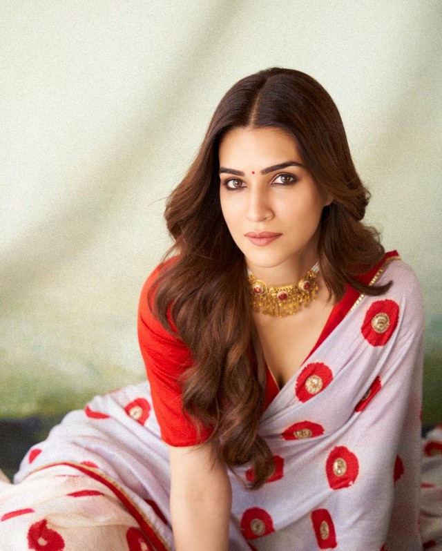Kriti Sanon Dazzling Clicks in Saree