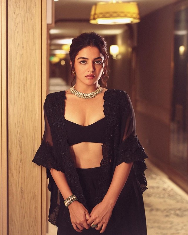 Wamiqa Gabbi Beautiful Clicks in Black  Dress