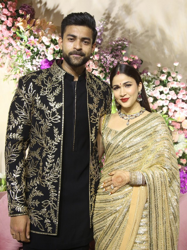 Celebrities at Varun Lavanya Reception Photos Set-5