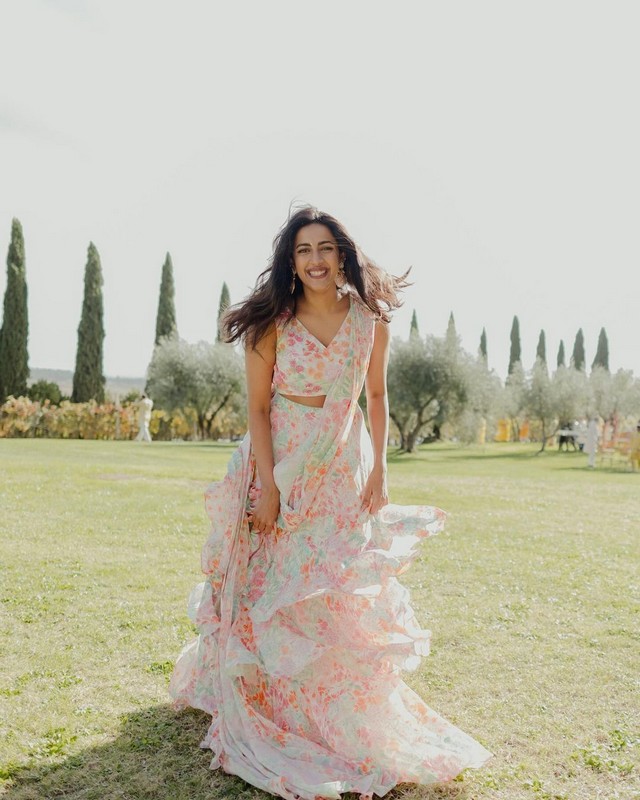 Niharika Konidela Looking Pretty in Floral Dress