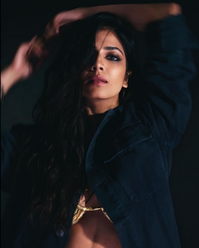 Malavika Mohanan Hottest Stills in Blue Outfit