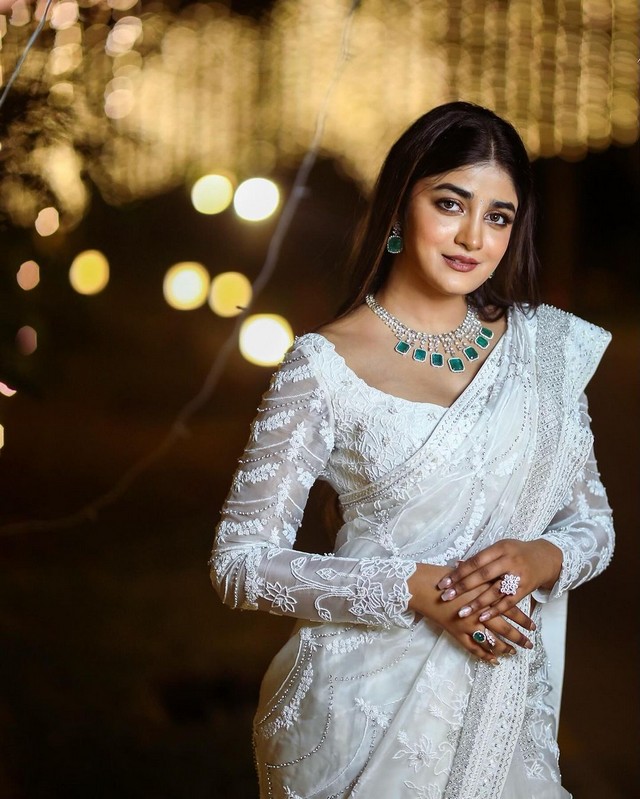 Scintillating Clicks Of Dimple Hayathi  in Ethnic Wear