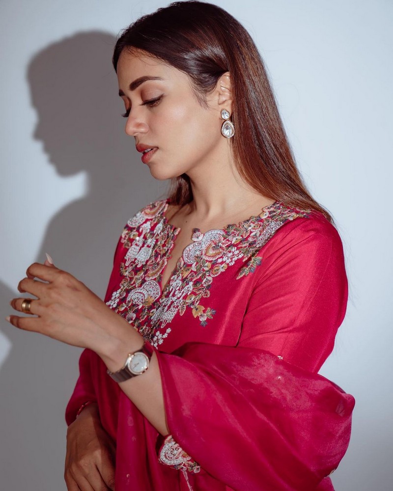 Nivetha Pethuraj Latest Photoshoot in Blue Dress