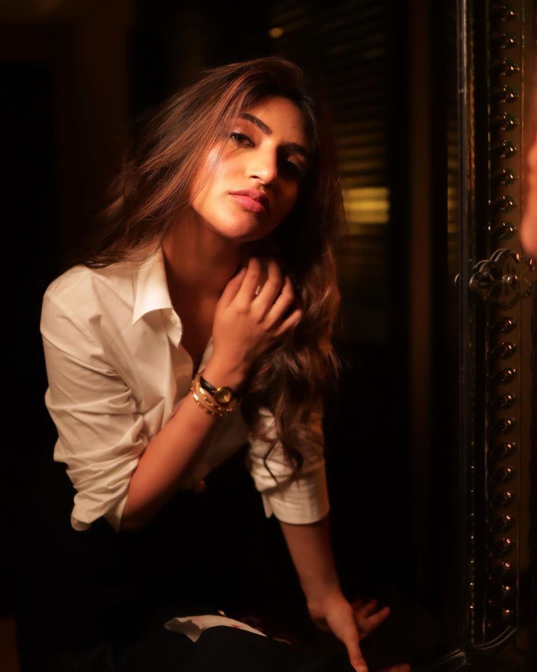 Sreeleela Looking Hot in White Outfit