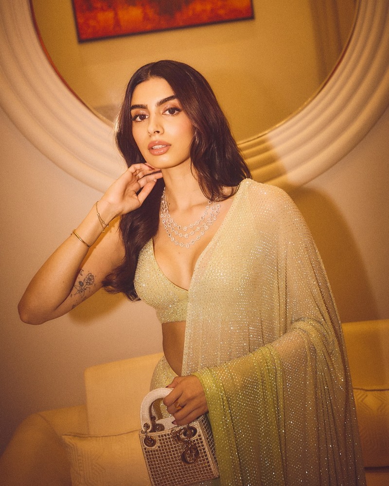 Actress ᴋʜᴜsʜɪ ᴋᴀᴘᴏᴏʀ Looks Awesome In Saree
